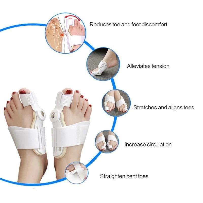 Orthopedic Bunion Corrector 1 PCS Hallux Valgus Brace Splint Pads Bunion Big Toe Separators Straightener Universal for Left and Right Feet