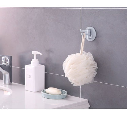 ZHJH 10Pcs of Self Adhesive Kitchen Wall Door Hook Key Holder Rack Towel Hanger Bathroom Rack Hooks Aluminum Multi-Purpose Storage Hooks