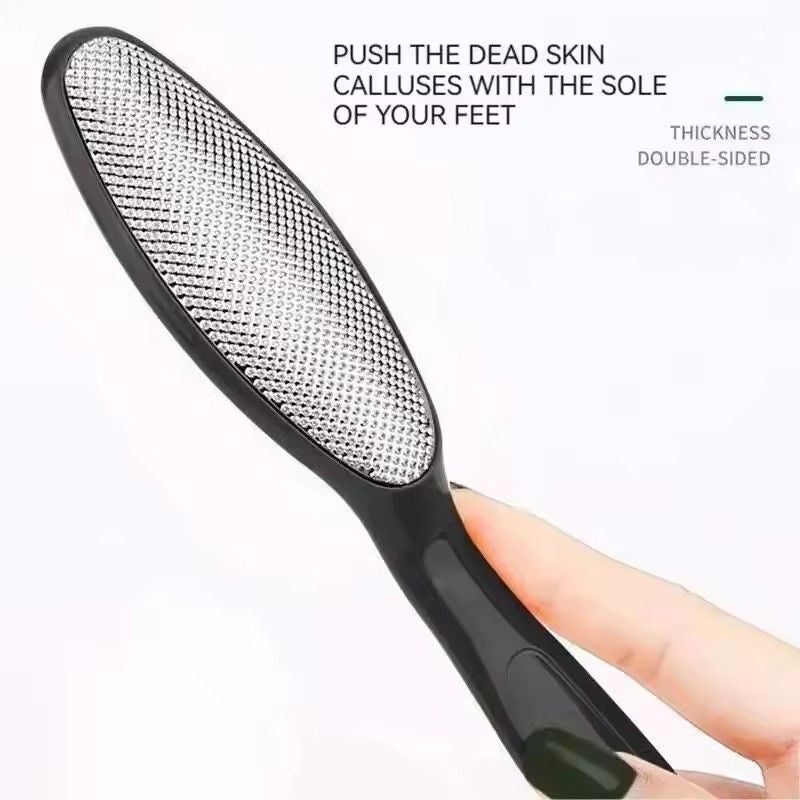 10pcs Stainless Steel Foot File Set - Professional Unscented Pedicure Tools for Dead Skin Removal and Foot Care Manicure Essentials