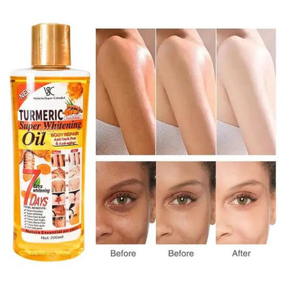 Veetgold Turmeric Body Lotion 1000ml + 200ml Super Whitening Skin Repair Anti-Aging Removes Wrinkles Dark Spots & Smooths Clears Knuckles Super Whitening Clears Dark Armpits Clears Dark Spots