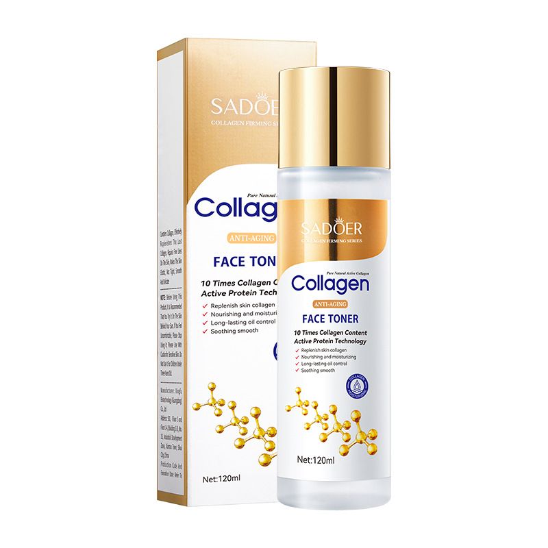 Collagen skin care product set cleansing rejuvenating facial cleanser essence liquid face cream moisturizing female cosmetics