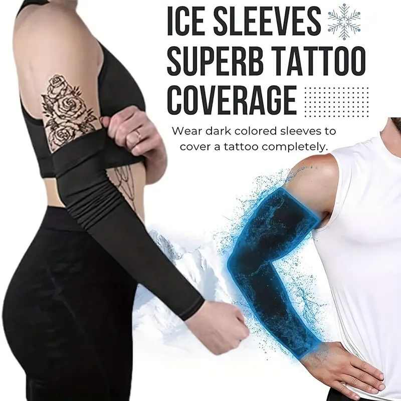 6 Pairs of Cooling Compression Arm Sleeves - Men's and Women's Sports Sun Protection, Outdoor Cycling, Fishing, Golf, and Athletic Wear Essentials