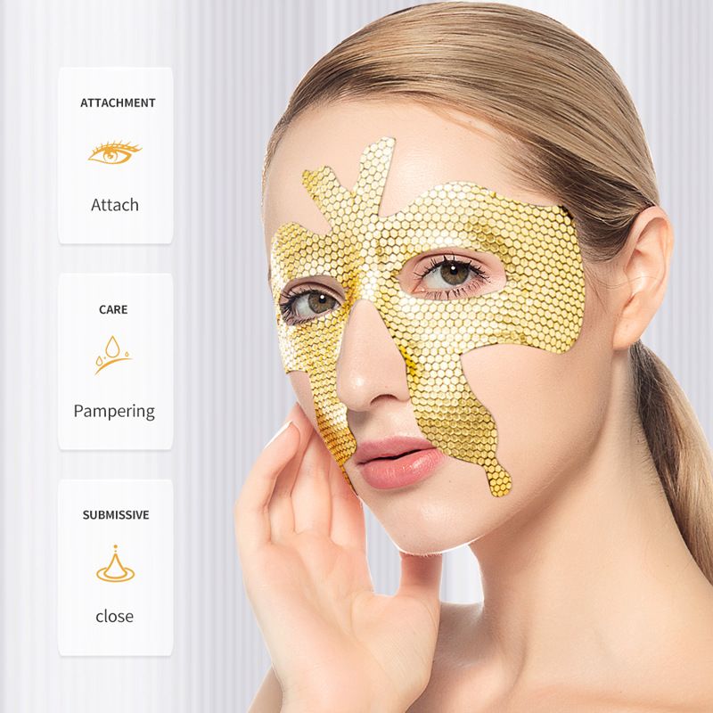 3 PCS Golden Butterfly Eye Mask Pack Moisturizing and Nourishing