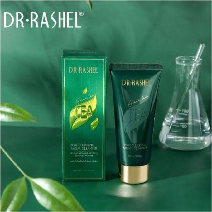 Dr. Rashel 3 In 1 Green Tea Set - Hydrating Plumping Serum + Pore Cleansing Facial Cleanser + Purify Softening Toner