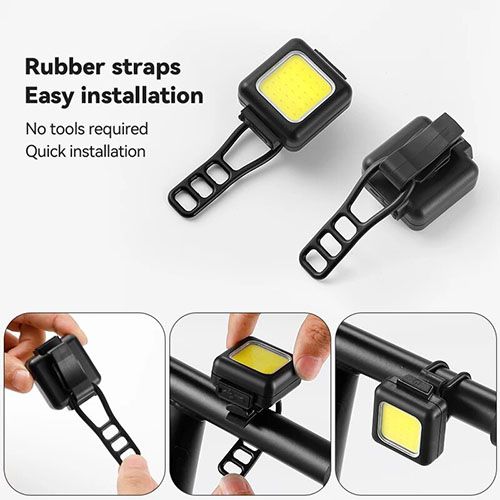 USB Rechargeable Bike Light Cycling Bicycle Front Rear Light Bike Headlight Light MTB Waterproof Taillight LED Lantern Bike Parts Safety Warning Light Waterproof Bicycle Lamp USB Type-c Charge