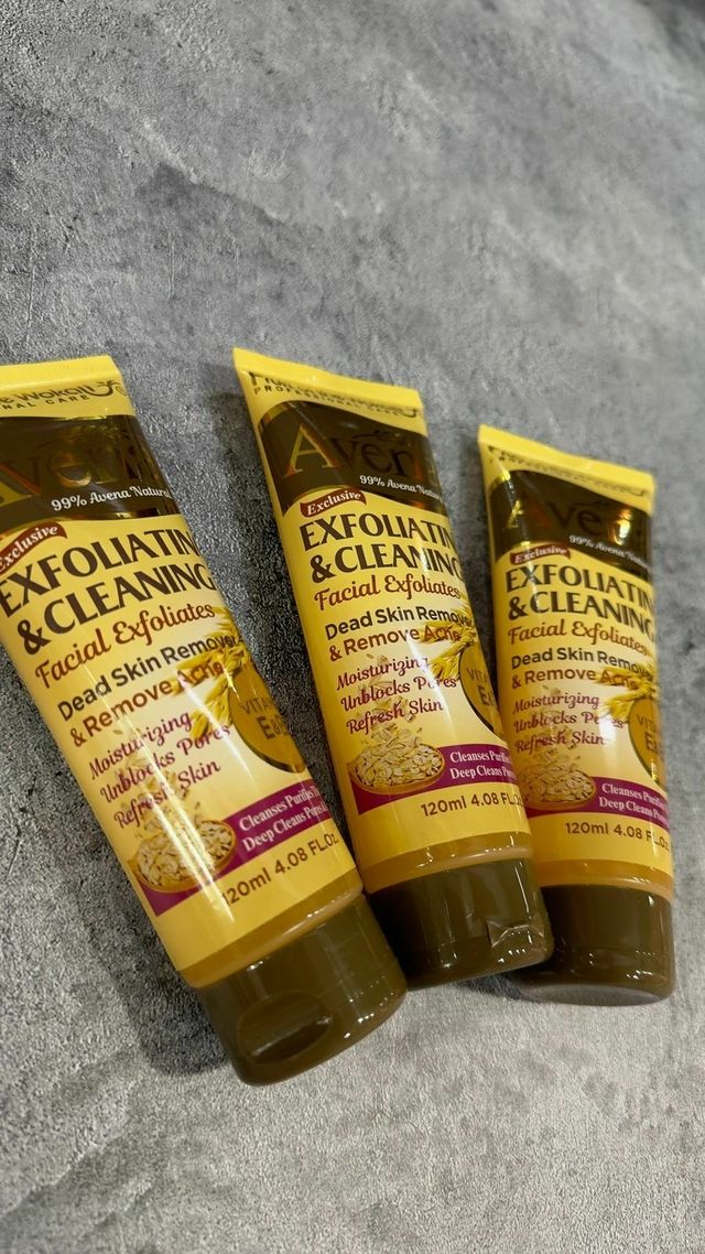 Fruit Of The Wokali Avena Exfoliating Face and Body Scrub Exfoliates Dead Skin Cells Leaving Your Skin Smooth and Soft Removes and Clears Acne Improve Skin Tone Face Scrubs