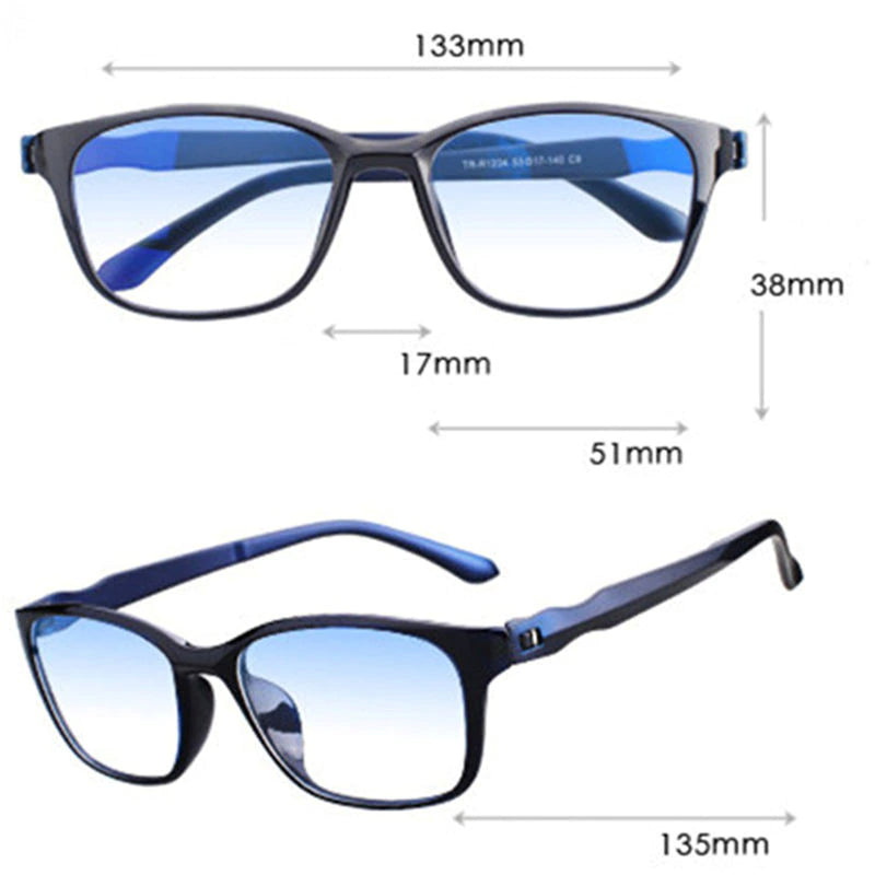 Reading Glasses Anti Blue Rays Presbyopia Eyeglasses Antifatigue Computer Eyewear Blue Light Blocking Glasses Eyewear Unisex Degree 0 +1.0 +1.5 +2.0 +2.5 +3.0 +3.5 +4.0