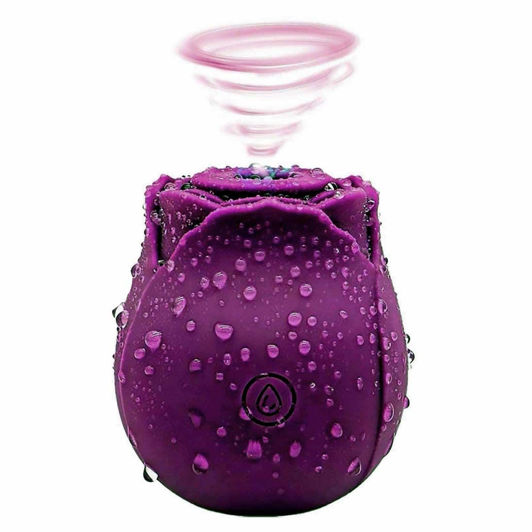 Womens Rose Clitoris Sucking Vibrator Nipples Sucker Oral Stimulator Powerful Rechargeable Adult Compact Foreplay Sex Toy For Girlfriend Wife