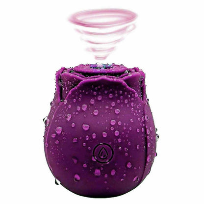 Womens Rose Clitoris Sucking Vibrator Nipples Sucker Oral Stimulator Powerful Rechargeable Adult Compact Foreplay Sex Toy For Girlfriend Wife