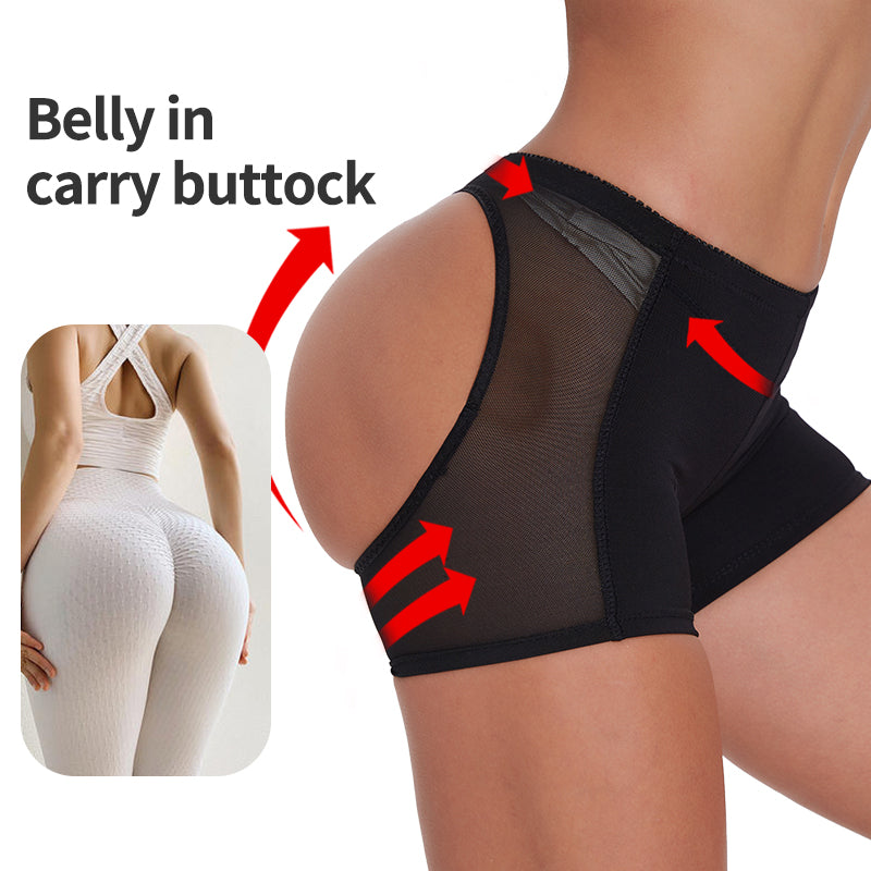 Women Butt Enhancer Butt Lift Shaper Butt Lifter With Tummy Control Female Booty Lifter (Without sponge) Panties Lady Hip shaping panties Briefs Underwear Booty Body Shaper