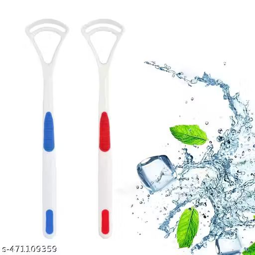 1/2 Pcs Tongue scraper Cleaner, suitable for adults and children, provides healthy oral care, is easy to use, and helps combat bad breath. Travel portable cleaner coating cleaning brush - Formula