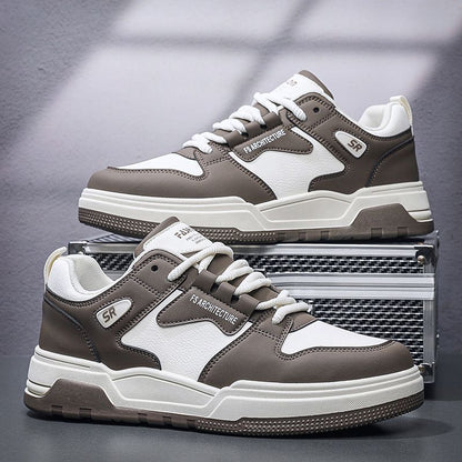 Sneakers Casual Plank Shoes Light Men Breathable Non-slip Trend New Men's Shoes Brown