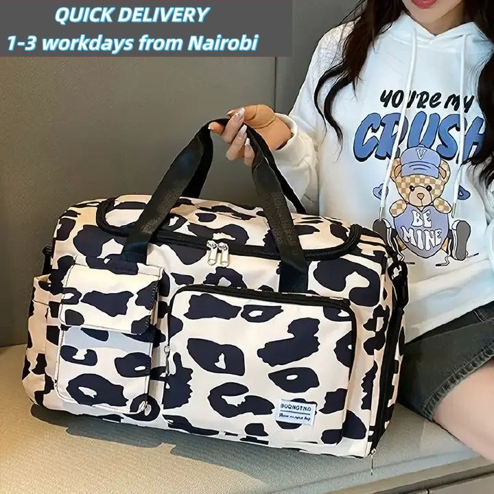 Womens Stylish Waterproof Fitness Travel Bag - Rugged Design for Outdoor Adventures, Ultra-Lightweight & Multi-Purpose and Easy to Carry