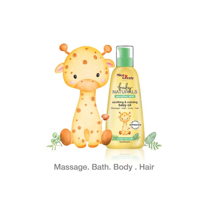 【Clearance Sale】Nice & Lovely Soothing & Calming Baby Oil - 100ml