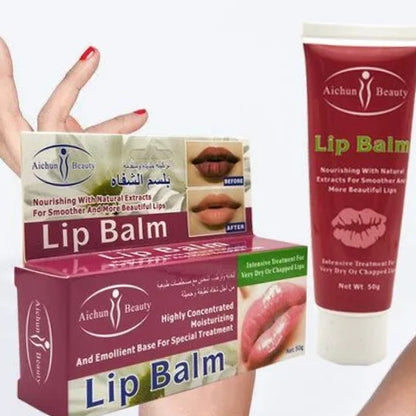 Lip Balm For Smoother Dry Chapped Lips With Natural Extracts Moisturizing and Emollient Gloss Base - Aichun Beauty