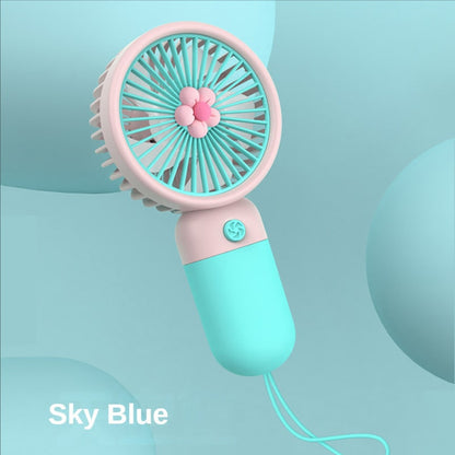 USB rechargeable Handheld fan Mini flower Hand-held fan fashion Hand held fan portable Mini handy Fan