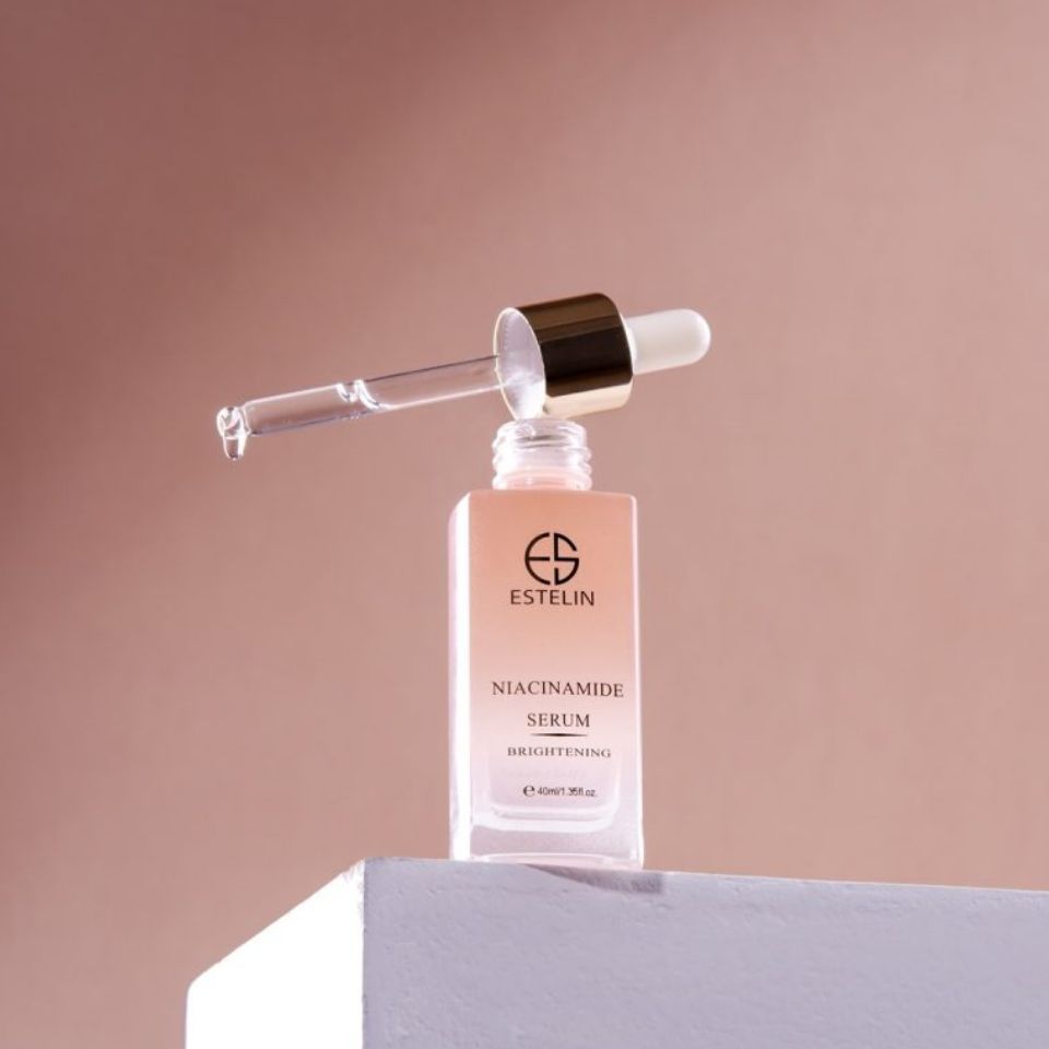 Estelin Niacinamide Brightening Serum Light skin with luster and improve dull face skin