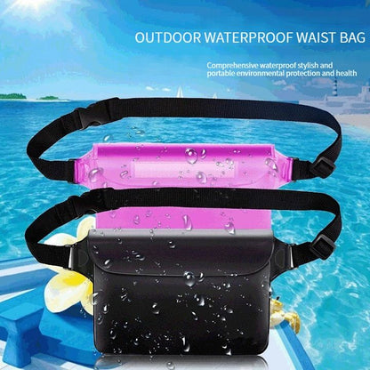 Waterproof Mobile Phone Storage Bag For Swimming Rafting Diving - Keep Your Phone Safe and Dry Waterproof Swimming Bag Ski Drift Diving Shoulder Waist Pack Bag Underwater Mobile Phone Bags Case Cover