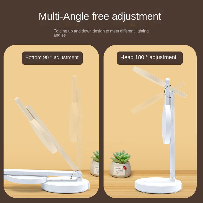 Portable Reading Light LED Desk Lamp Light Table desk lamp Touch dimming and toning Eye-protection desk Student dormitory charging study children bedroom lamp Fast delivery within 1-5 days
