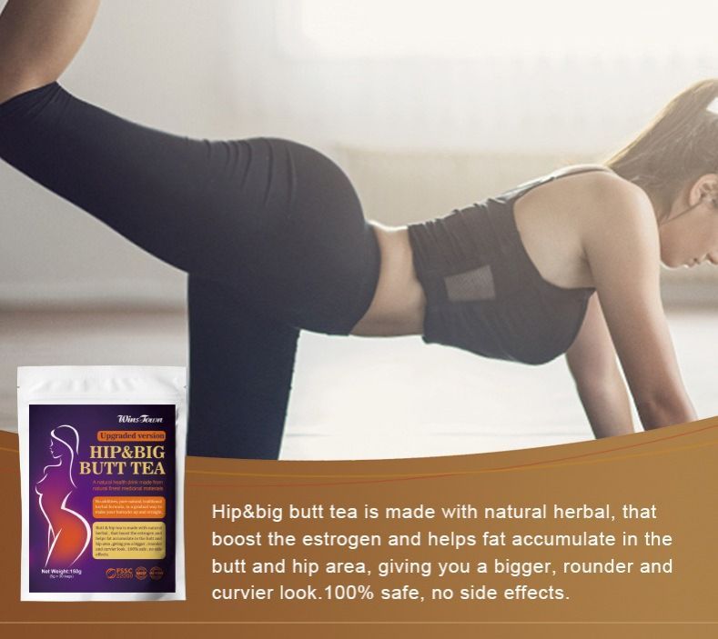 Winstown Tea Upgraded Version Enhancement Tea Herbal Natural Health Drink Pure Natural Herbal Formula For Rounder Curvy Look - 30 bags