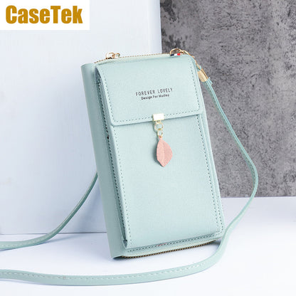 New Arrival Wallet phone bag PU leather purse small sling bag ladies fashion crossbody shoulder bag Casetek handbags