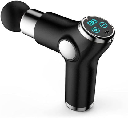 Mini Massage Gun, Powerful Handheld Muscle Massager for Back Pain Relief, Deep Tissue Percussion Small Massage Gun Travel Massager with 4 Massage Heads Electric Massage Gun, Deep Muscle Massager