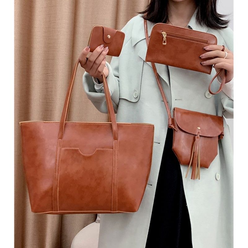 4 PCS/Serts Bags Women Handbags For Women Bags Ladies Bags Crossbody Bags Shoulder Bags Purse Wallet Classic Elegant On Sale Discount