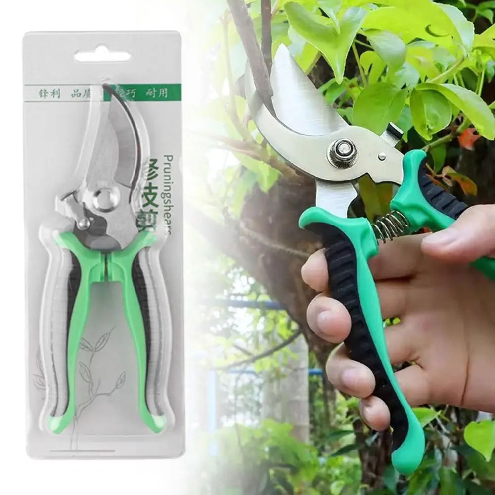 1Pcs Pruner Garden Scissors Professional Sharp Bypass Pruning Shears Tree Trimmers Secateurs Hand Clippers Garden Beak Scissors