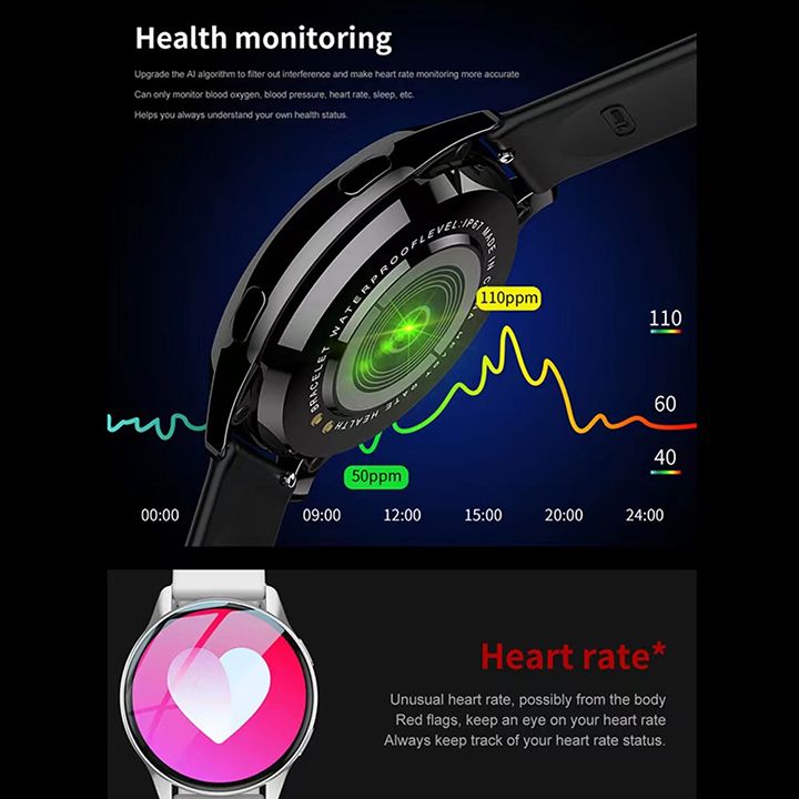 T2pro Smartwatches Bluetooth Call Smart Watch HeartRate Blood Pressure Monitoring Smartwatches HD Screen Waterproof Men Smartwatch Health Sport Bracelet Fitness Tracker Heart Rate Smart Monitor Watch