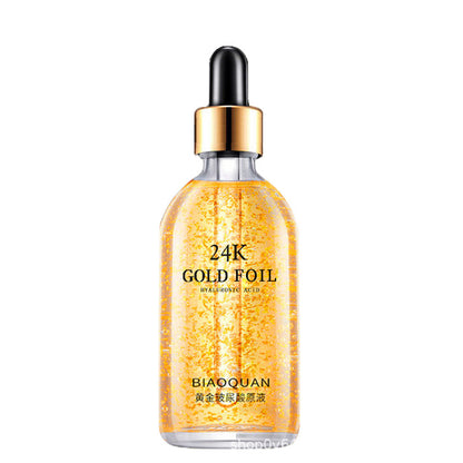 24k Gold Foil Essence Serum, Moisturizing Anti-Aging Anti-Redness , Face Skin Serum Nicotinamide