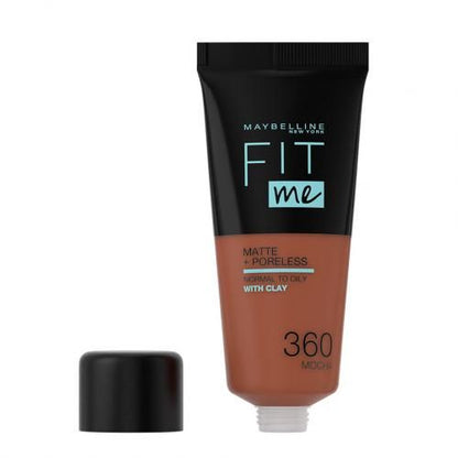 【Discounted】Maybelline Fit Me Matte And Poreless Foundation- Mocha 360