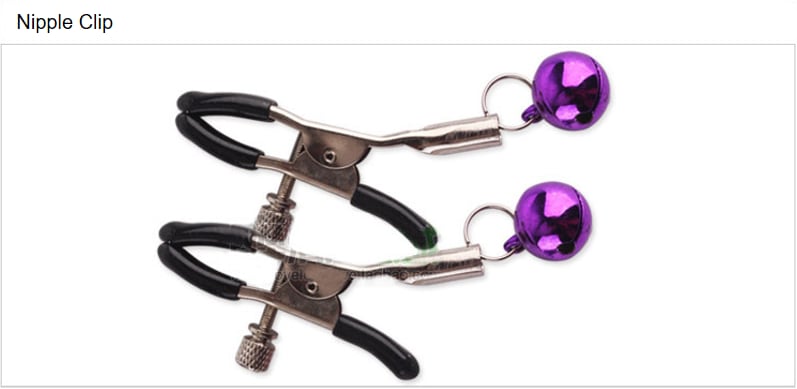 HW Adjustable Nipple Clamp and Clip Entertainment Bell Comfortable to wear,Sex toys SM Massage Tools adult women
