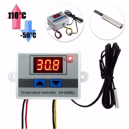 Digital Temperature Controller Thermostat Control with NTC Sensor Probe
