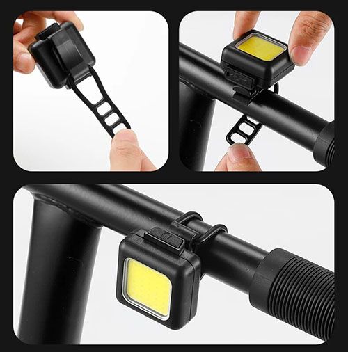 USB Rechargeable Bike Light Cycling Bicycle Front Rear Light Bike Headlight Light MTB Waterproof Taillight LED Lantern Bike Parts Safety Warning Light Waterproof Bicycle Lamp USB Type-c Charge