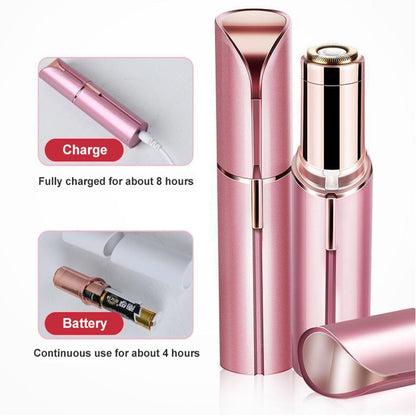 3 in1 Women Electric Eyebrow Trimmer Mini Eye Brow Epilator Facial Hair Removal USB Charging Portable Women Painless Razor Shaver Tool