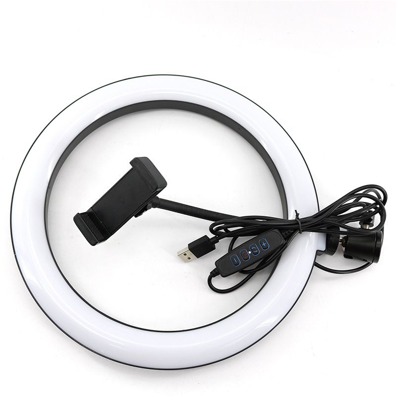 2.1M Phone Holder Bonus 10 Inch LED Ring Light - Dimmable Beauty Ring Light for Selfie Live/Makeup/Youtube/Tiktok Video Selfie Light and Mobile Flash