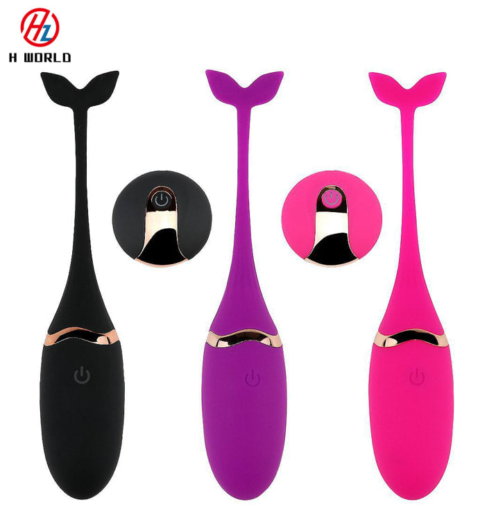 HW LITTLE WHALE Vibrator, Cute Flirting Adult Sex Toys women sex toys USB Charge Wireless To Get Wet Anytime