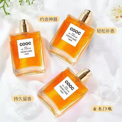 🔥!COOC/Fragrance Spray Refreshing And Long Lasting Gardenia/Jasmine/ Rose Fragrance, Eau De Toilette Spray For Women, Floral Perfume For Dating And Daily Life, An Ideal Gift For Her Gold
