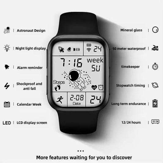 Fashion Student Watches Couple Electronic LED Digital Watch For Men Watch Sport Waterproof Multifunctional Alarm Clock Man