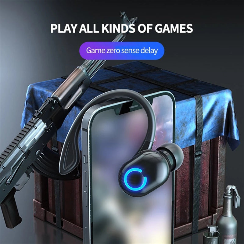 RichRipple TWS Bluetooth 5.2 Bluetooth Earphone Wireless Earpods Mini Earphones Handsfree Waterproof Sport Music Headset Earbuds with Micphone