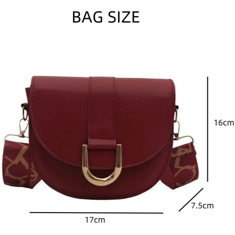 Mateamoda Elegant Saddle Crossbody Bag