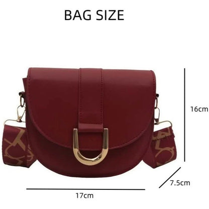 Mateamoda Elegant Saddle Crossbody Bag