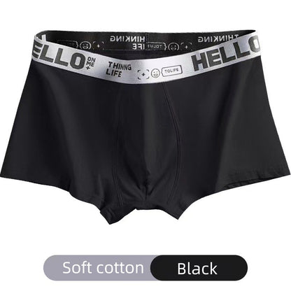 4Pcs Men's underwear Men's Clothes Underwear Men's Boxer Briefs Cotton underwear Graphene backing Bacteriostat Youth shorts Underwear