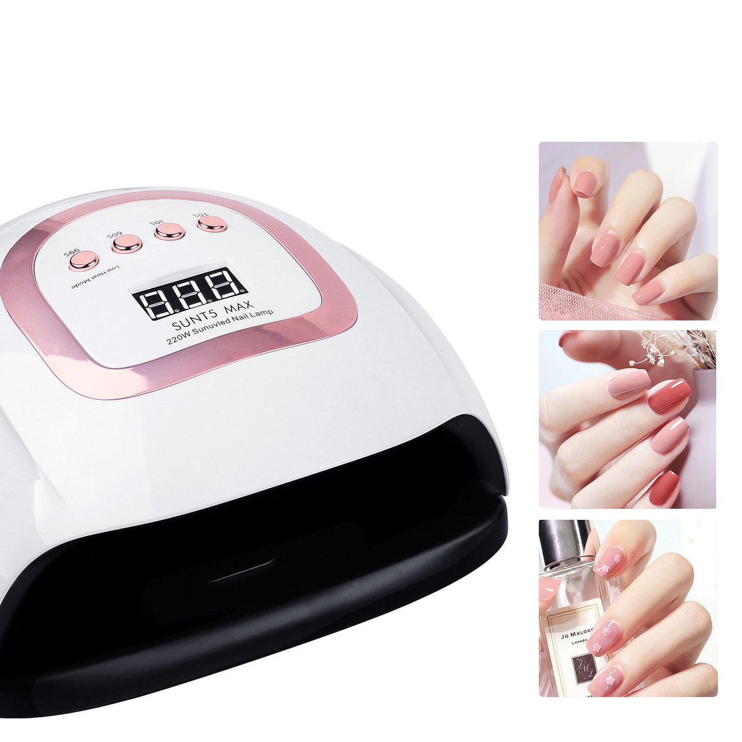 SUN T5 MAX 220W Blueque Nail Lamp 57 LEDS Nail Dryer Machine UV Light Drying Lamp For Drying Nail Gel Polish Auto Induction Nail Manicure Tool