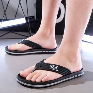ASSKLO Men's Slippers Sandals Open Shoes Durable Men's Shoes flip Flops Anti Slip Casual Unisex Beach Sandals Non-slip Man Beach Sandals Bathroom shower Slippers Garden Shoes Flat Shoes black