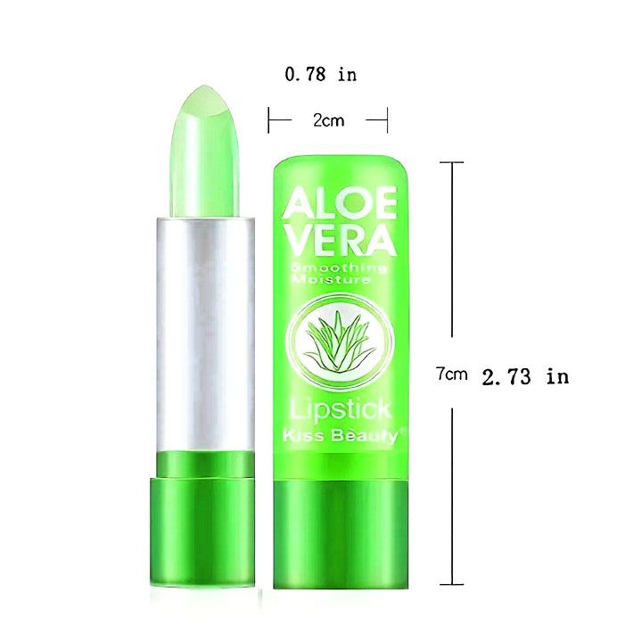 Aloe Vera Moisturizing Lipstick Lasting Nutritional Repair Lipsticks Anti Drying Color Changing Waterproof Natural Lip Care