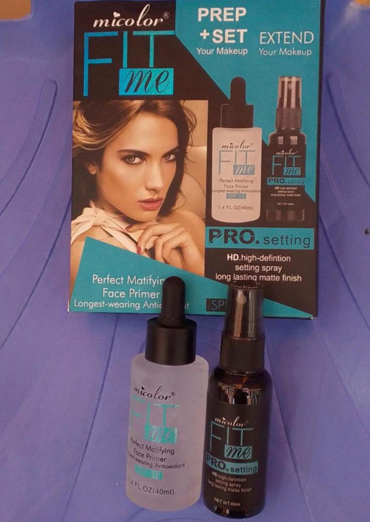 Micolor Extend Your Makeup Mattifying Primer + HD Pro Setting Spray