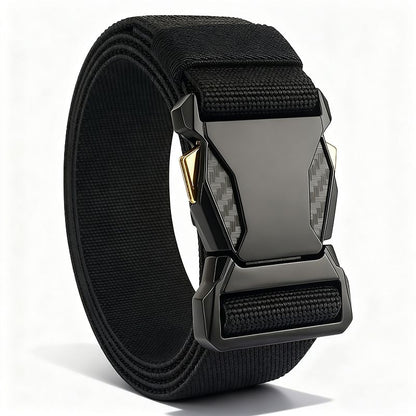 Men Tactical Belts Quick Release Outdoor Training Belt High Quality Casual Sports Men Belt Breathable and Comfortable Nylon Canvas Pants Belt Classic High Elastic Soldier Belt