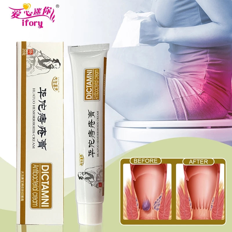 Chinese Herbal Hemorrhoid Relief Cream Rapid External Hemorrhoids Treat Treating Acne Anal Fistula Pain