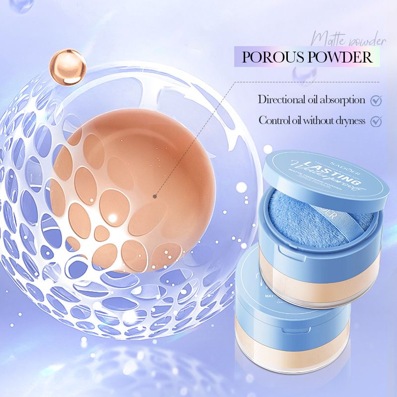 Matte Loose Powder – Concealing, Contouring, and Setting Makeup Powder